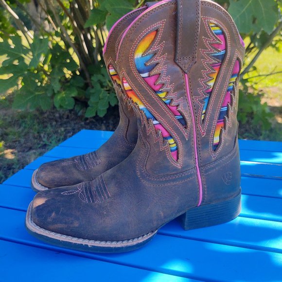 Ariat Other - ARIAT Quickdraw VentTEK Western Boots Size 1